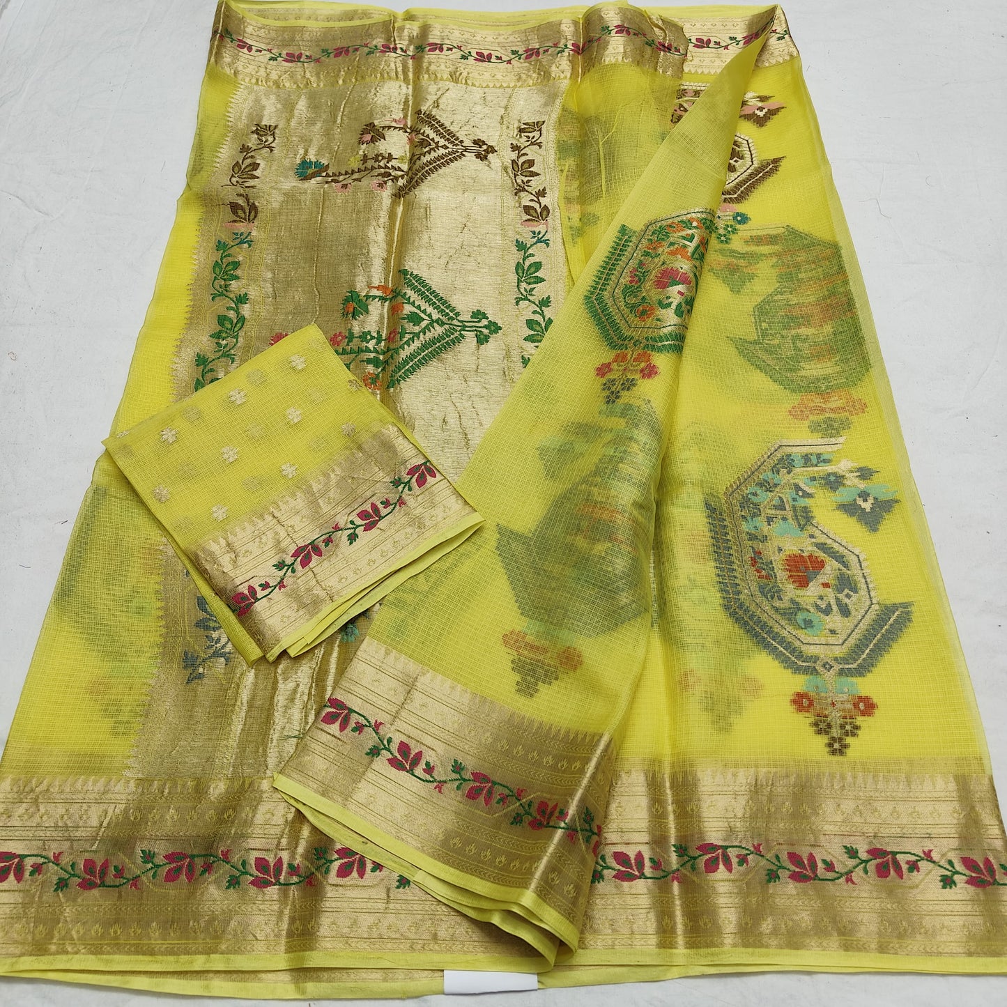 Kota saree with Jari borders