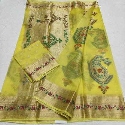 Kota saree with Jari borders