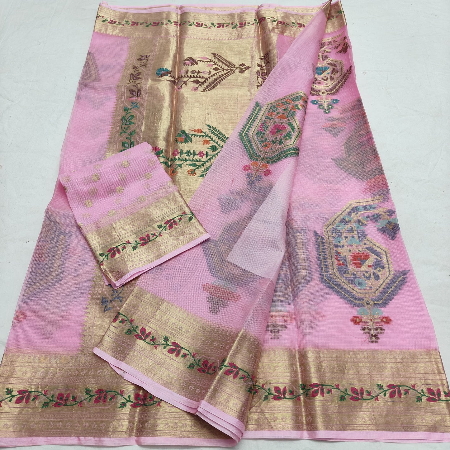 Kota saree with Jari borders