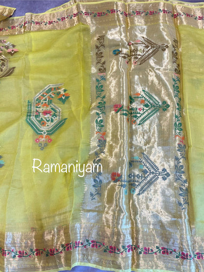 Kota saree with Jari borders