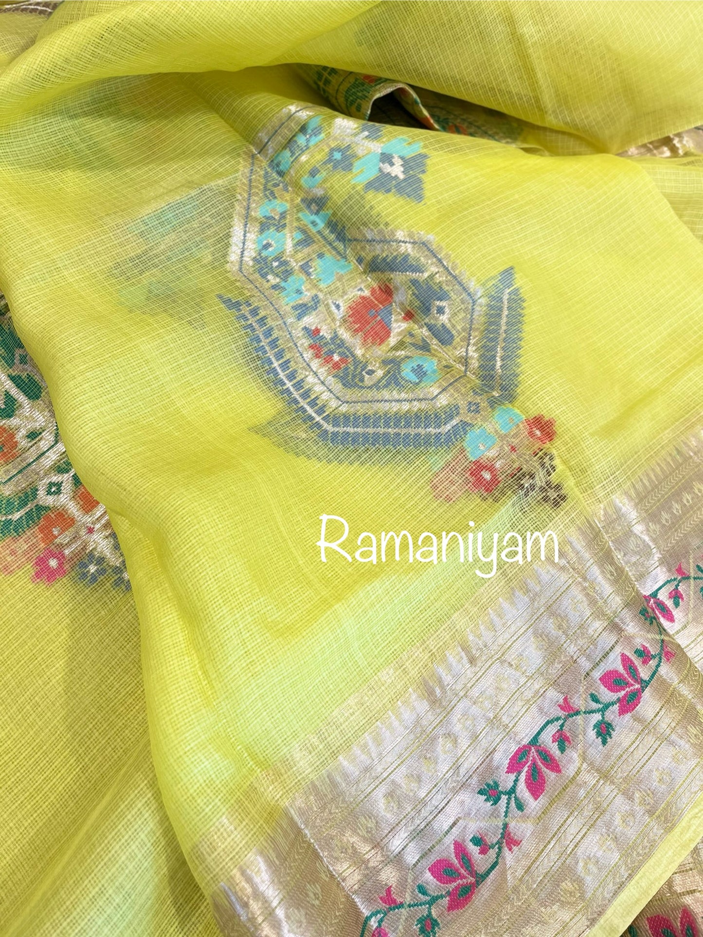 Kota saree with Jari borders