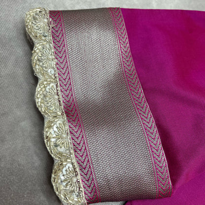 Banarasi Paithani Elegance (Banarasi Saree adorned with Paithani Border)