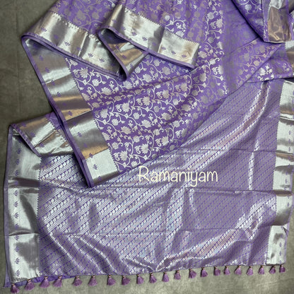 FeatherKanchi (Kanchi Lightweight Saree with cut beadwork blouse)