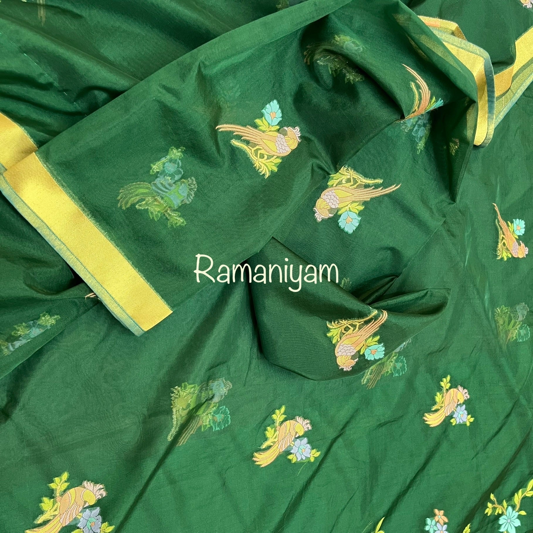 Banarasi Jamdani Saree - Ramaniyam USA