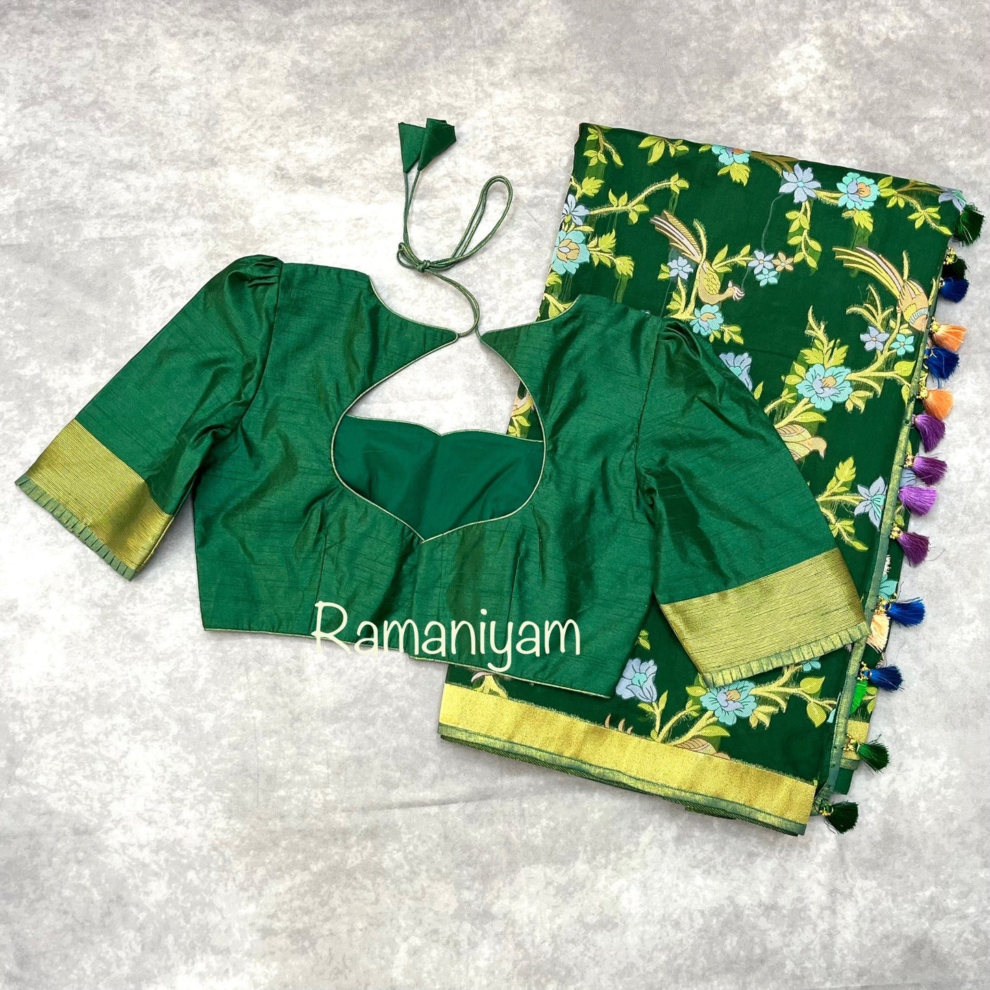 Banarasi Jamdani Saree - Ramaniyam USA