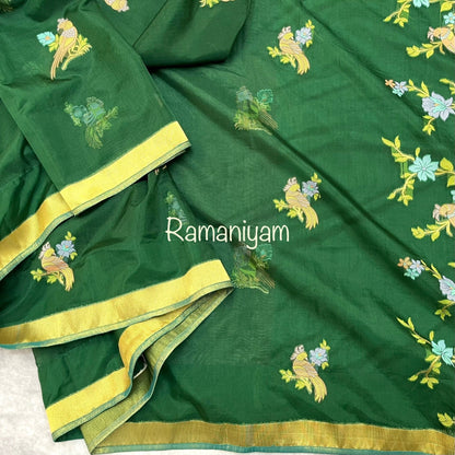 Banarasi Jamdani Saree - Ramaniyam USA